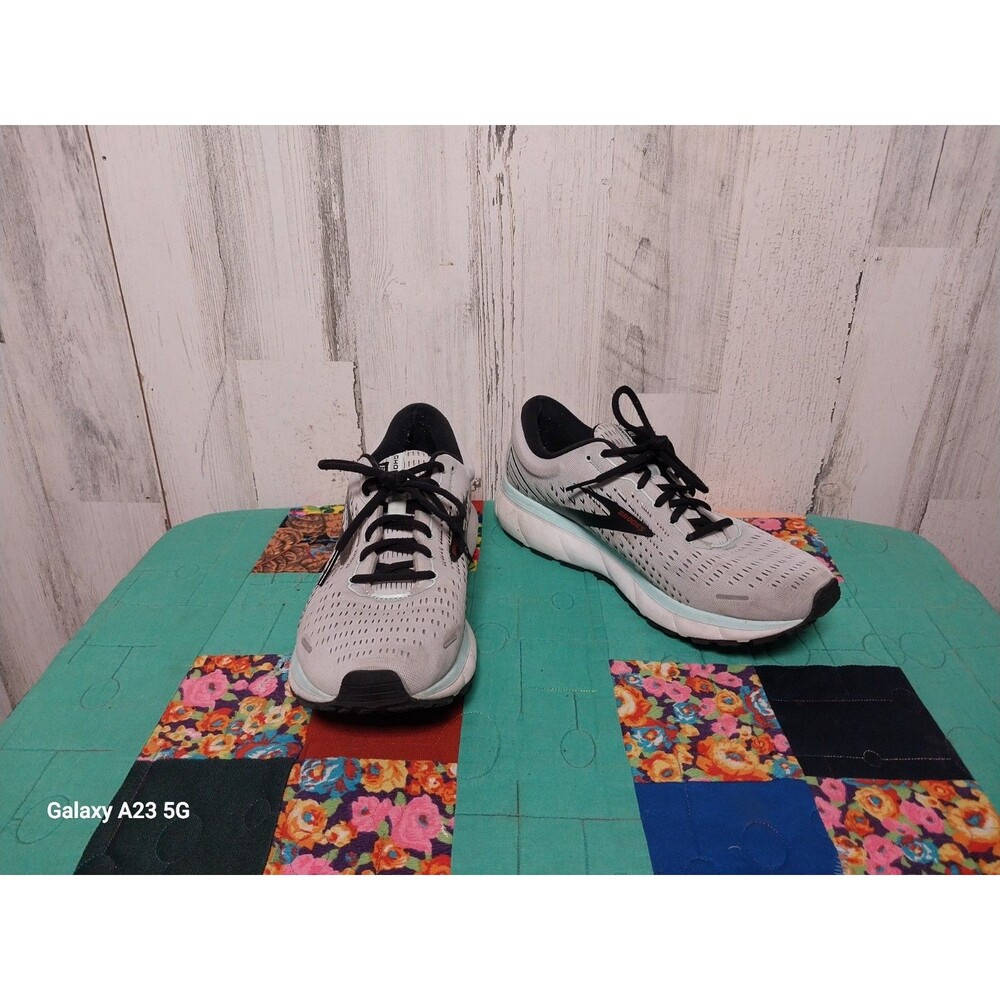 Brooks Womens Ghost 13 1203381B073 Blue Running Shoes Sneakers Size 12 B